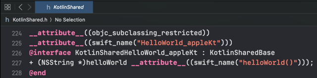Hello world in Obj-C