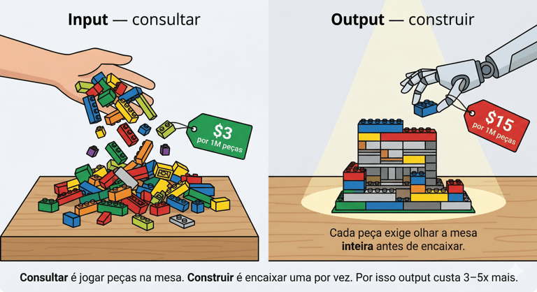 Input vs Output: consultar vs construir