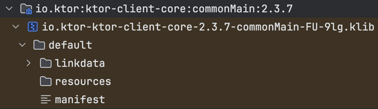 Dependencia do ktor client common