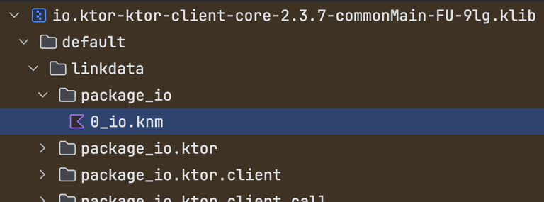 Dependencia do ktor client common